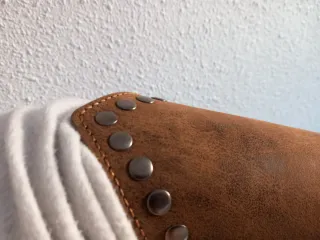 Brazalete cuero medieval