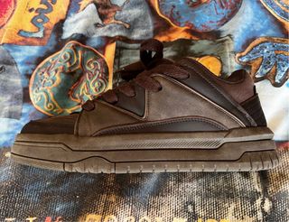 Bershka Zapatillas Chunky Marrones Talla 45/11/29