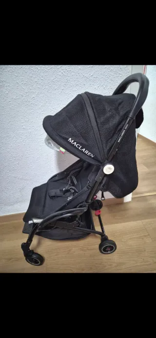 Silla Maclaren Atom con barra delantera apta avion