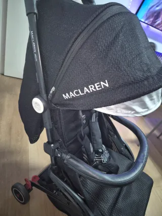 Silla Maclaren Atom con barra delantera apta avion