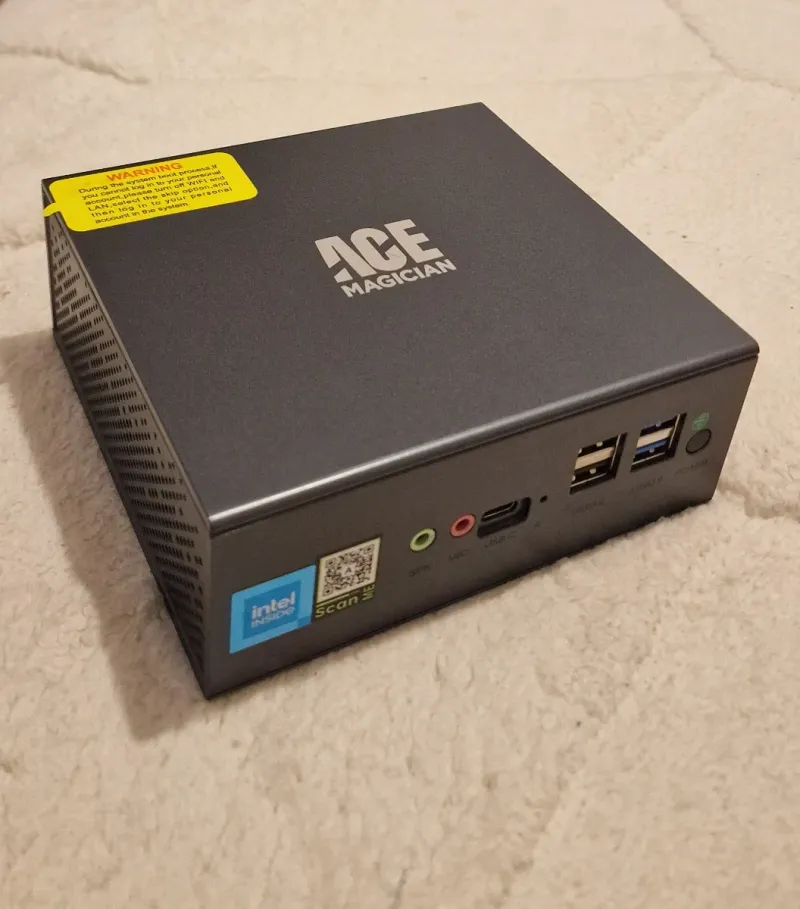 Mini PC ACE MAGICIAN 16GB RAM 512GB SSD