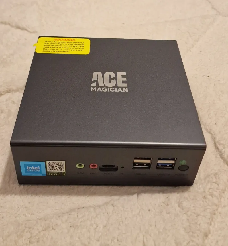 Mini PC ACE MAGICIAN 16GB RAM 512GB SSD afbeelding 3