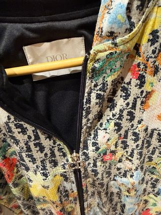 Chaqueta Dior con capucha multicolor