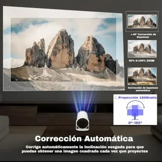 Proyector Portátil Mini 2026 Blanco