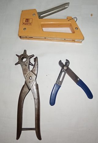 Lote de 4 limas de metal con mango