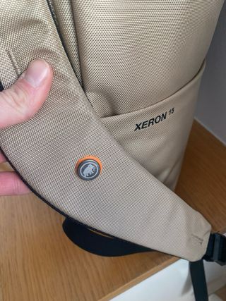 Mochila Mammut Beige/Negra Gimnasio Montaña