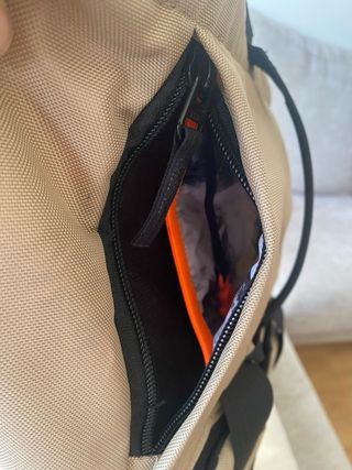 Mochila Mammut Beige/Negra Gimnasio Montaña