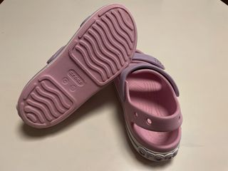 Chanclas Crocs Niña Rosa Morado EUR T31 USA 13