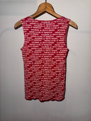 United Colors of Benetton Blusa Roja Talla M