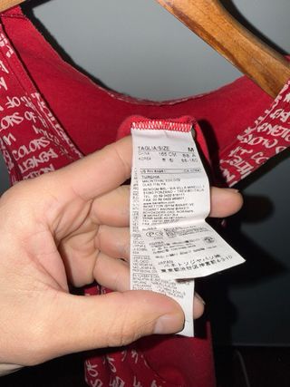 United Colors of Benetton Blusa Roja Talla M