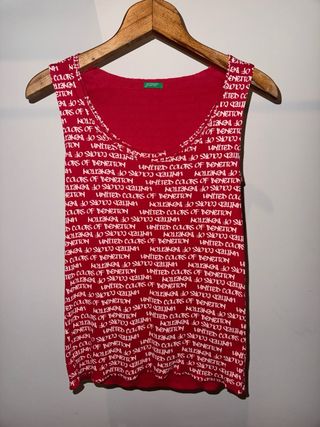 United Colors of Benetton Blusa Roja Talla M