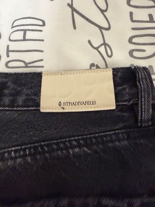 Pantalon negro ancho