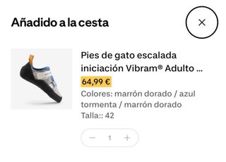 Pies de gato Simond escalada talla 42