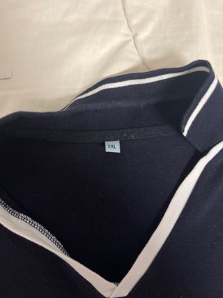 Chaleco polo azul marino mujer