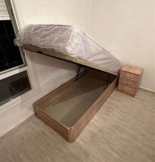 Cama canapé con colchón