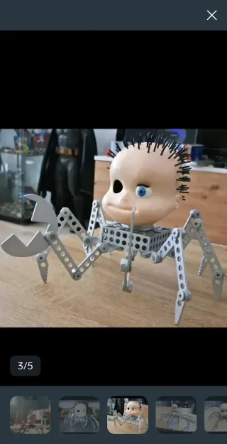 Muñeco Sid Toy Story araña