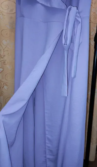 Vestido lila con volantes