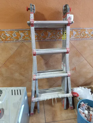 Potro de aluminio plegable
