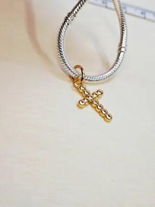 Pandora Charm Cruz Dorada Ale