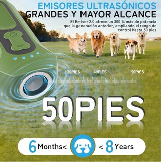 Ahuyentador de perros ultrasónico