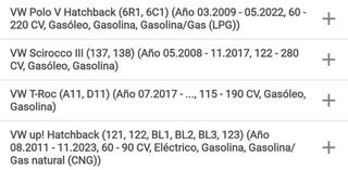 Plafones led Matrícula para grupo Vag