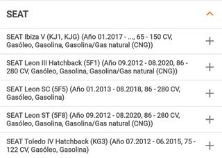 Plafones led Matrícula para grupo Vag