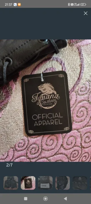 Chaleco de cuero Juana negro