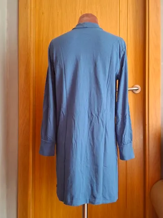 Vestido Levis Manga Larga Azul