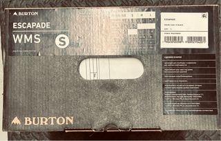 Fijacion Burton Escapade Snowboard sin estrenar S