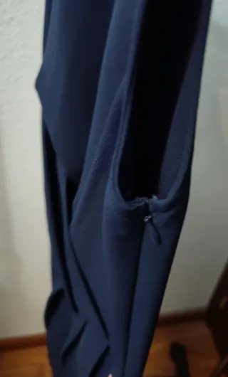 Vestido fiesta corto azul oscuro