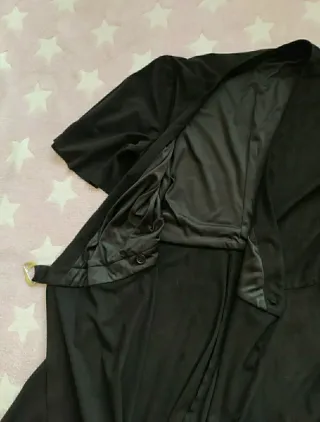 Vestido Mango antelina negro Talla S