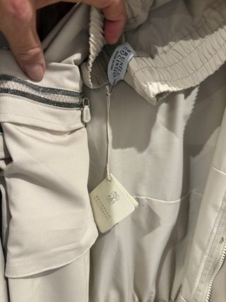 Set Brunello Cucinelli Beige con Cappuccio