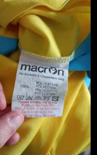 Maglia SSC Napoli Gialla 2011/2012 Macron