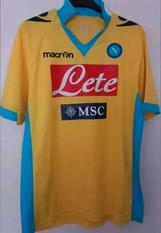 Maglia SSC Napoli Gialla 2011/2012 Macron
