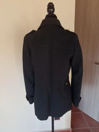 Chaqueta Massimo Dutti Negra Botones Dorados T.36