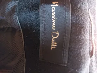 Chaqueta Massimo Dutti Negra Botones Dorados T.36