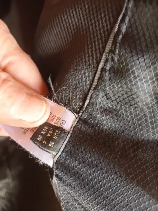 Chaqueta Massimo Dutti Negra Botones Dorados T.36