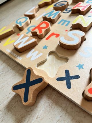 Puzzle abecedario de madera