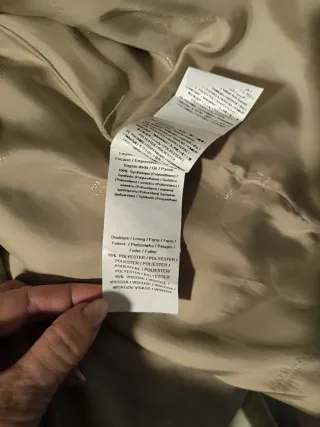 Gabardina Morgan Beige Talla 42