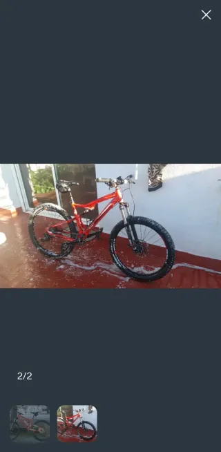 Bicicleta de Montaña Roja RR 540