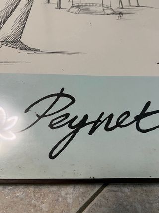 Poster vintage Peynet Salone La Stampa 1984