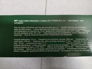 Cortasetos telescópico Parkside 20V