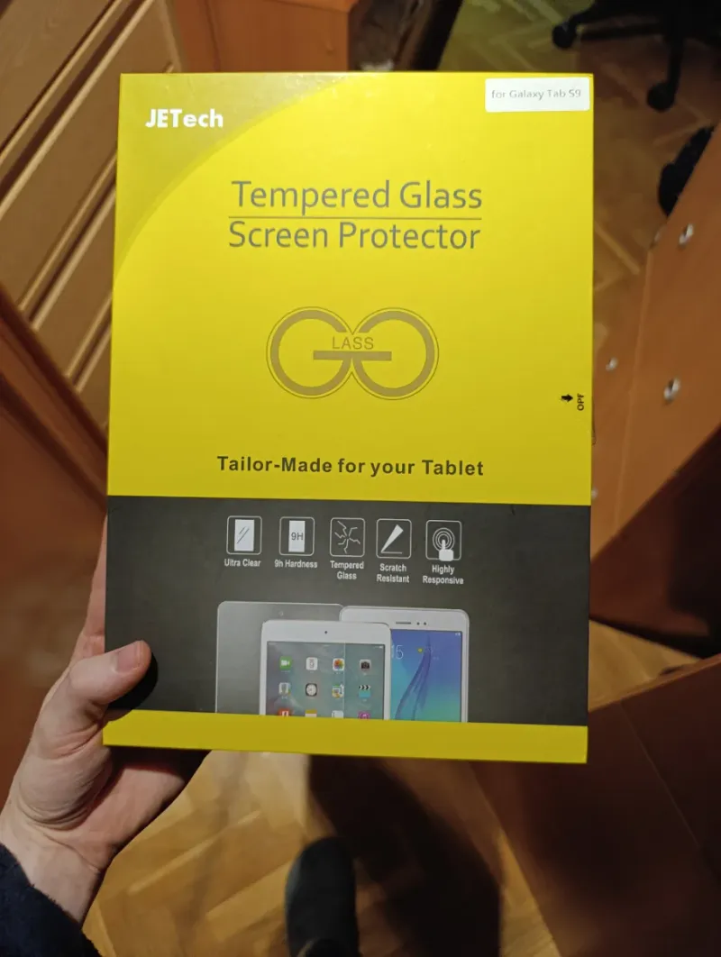 Protector Pantalla JETech para Samsung Tab S9