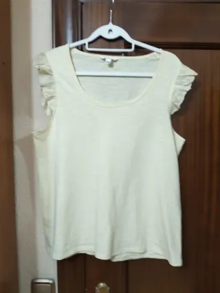 Camiseta sin mangas Cortefiel, talla L