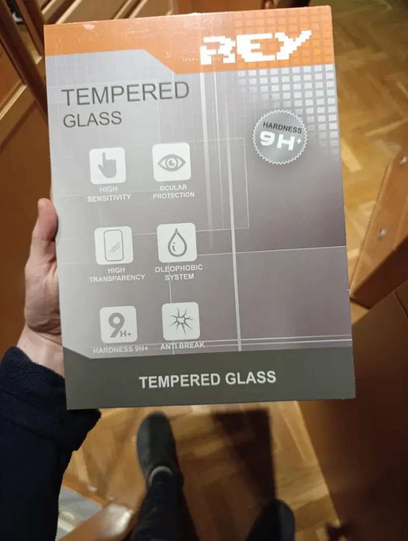 Protector Pantalla REX Tempered Glass 9H+