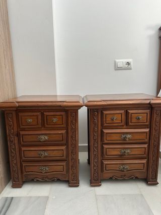 Conjunto dormitorio roble