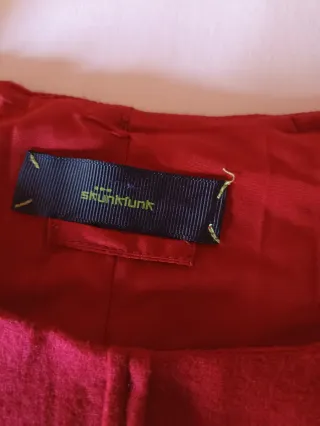 Vestido SKUNFUNK rojo talla S