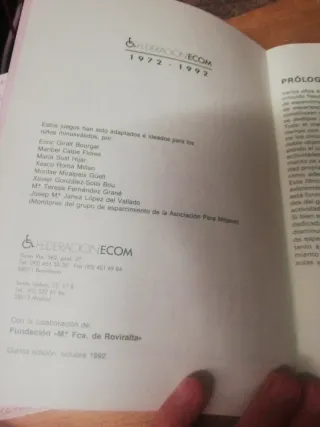 Libro Juegos sin barreras para niños