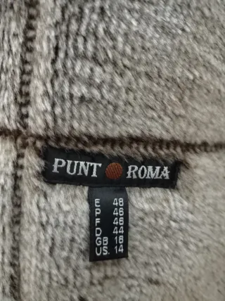 Chaquetón piel girada mujer T/48