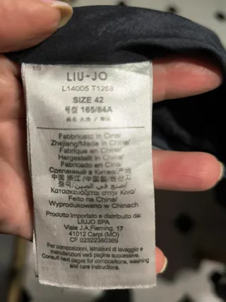 Gabardina Liu Jo Negra